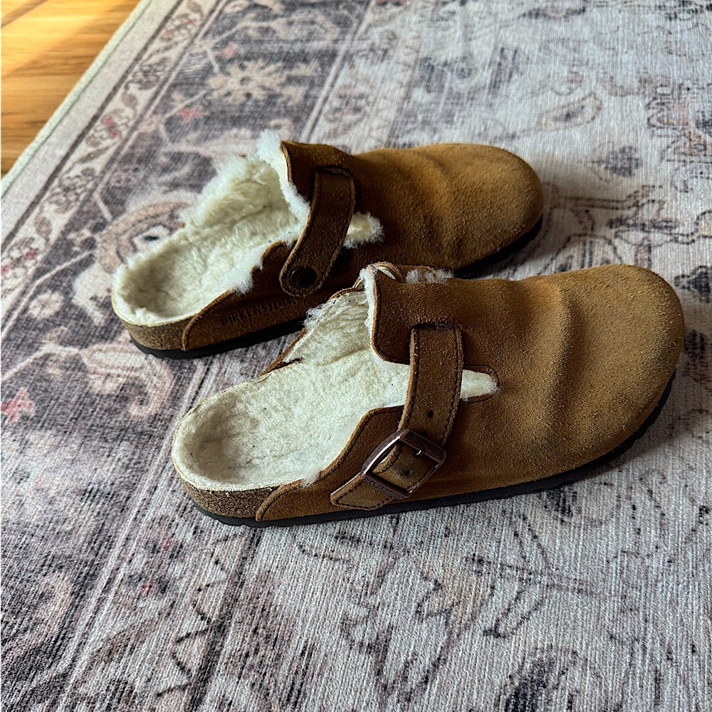 Birkenstock Boston Shearling Clogs - Picture 2 of 3